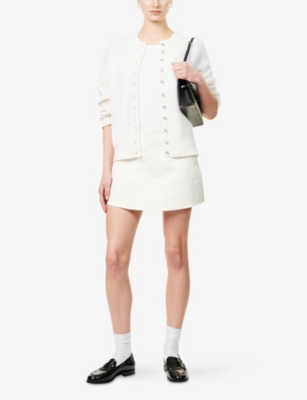 THE GARMENT: Kelly A-Line Cotton-Blend Mini Skirt