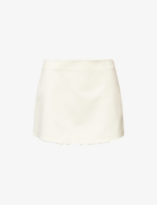 THE GARMENT: Kelly A-Line Cotton-Blend Mini Skirt