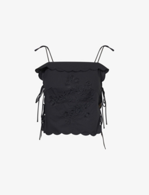 THE GARMENT: Kirsten Tie-Strap Cotton Top