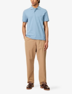 MOOSE KNUCKLES: Everett Brand-Plaque Cotton-Piqué Polo Shirt