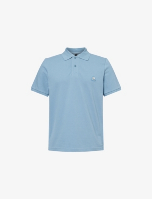 MOOSE KNUCKLES: Everett Brand-Plaque Cotton-Piqué Polo Shirt
