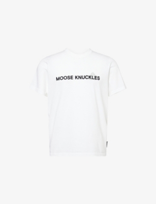 MOOSE KNUCKLES: Conway Crew-Neck Cotton-Jersey T-Shirt