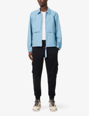 MOOSE KNUCKLES: Waverly Logo-Plaque Cotton-Blend Shirt Jacket