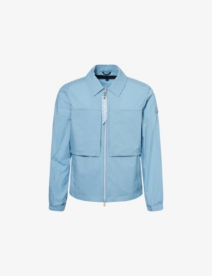 MOOSE KNUCKLES: Waverly Logo-Plaque Cotton-Blend Shirt Jacket