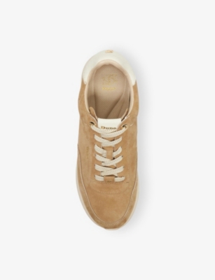 Dune Womens Entitle Low-top Suede Runner Trainers Sand Suede Eur 39 / 6 Uk