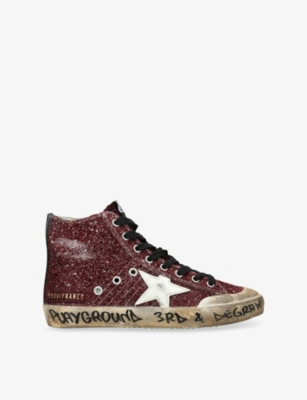 GOLDEN GOOSE: Francy 40420 Leather High-Top Trainers