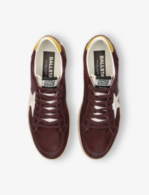 GOLDEN GOOSE: Ball Star Leather Low-Top Trainers