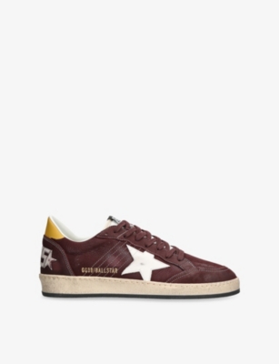 GOLDEN GOOSE: Ball Star Leather Low-Top Trainers