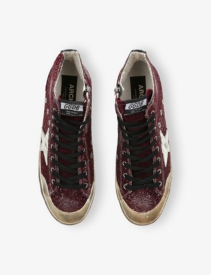 GOLDEN GOOSE: Francy Speckle High-Top Woven Trainers