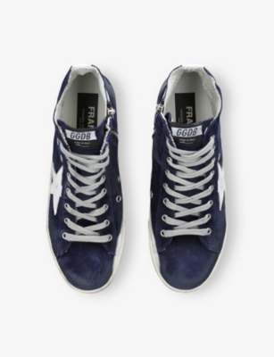 GOLDEN GOOSE: Francy High-Top Suede Trainers
