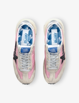 GOLDEN GOOSE: Running Marathon Suede and Fabric Low-Top Trainers