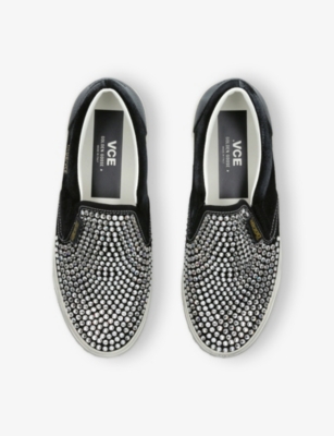 GOLDEN GOOSE: VCE Leather Embellished Shoes