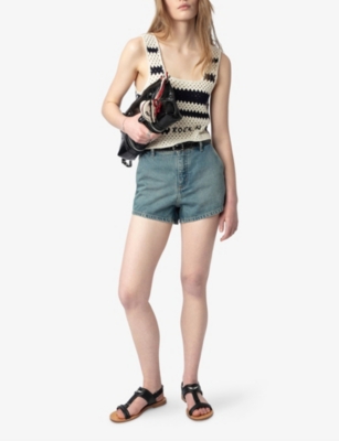 Zadig & Voltaire Zadig&voltaire Dillie Co Clothing In Ecru