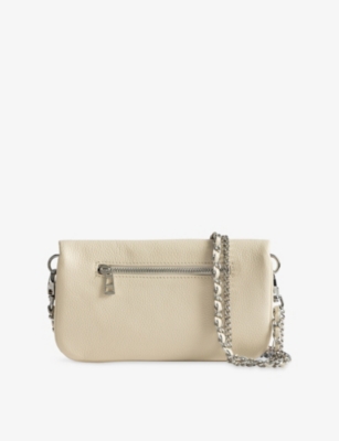 Zadig & Voltaire Womens Rock Nano Leather Clutch Bag Flash