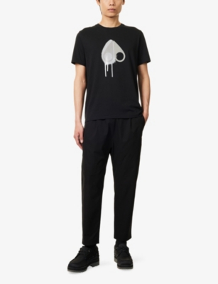 MOOSE KNUCKLES: Augustine Crewneck Cotton-Jersey T-Shirt