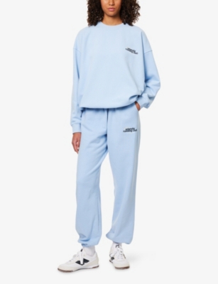 Adanola Womens  Running Brand-print Cotton-jersey Jogging Bottoms