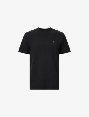 ALLSAINTS: Ellis Logo-Embroidered Short-Sleeve Cotton T-Shirt