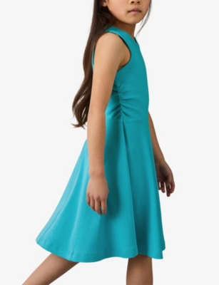 REISS: Eliza Ruched Stretch-Jersey Skater Dress 4-9 Years