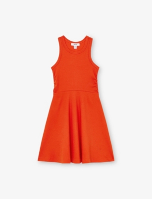 REISS: Ruched Skater Jersey Dress 9-13 Years