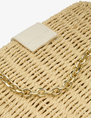 Lk Bennett Womens Nat-natural Lorente Raffia Cross-body Bag