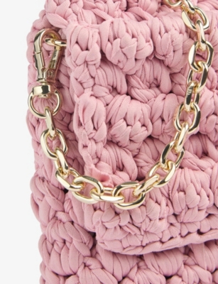 LK BENNETT: Larna Crochet Clutch Bag