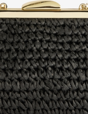 LK BENNETT: Alexa Braided Paper Clutch