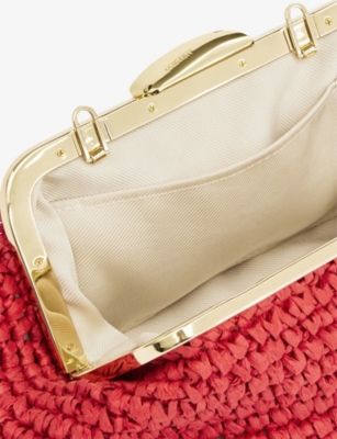 LK BENNETT: Alexa Braided Paper Clutch