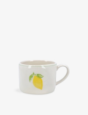 GISELA GRAHAM: Lemon Stoneware Mug