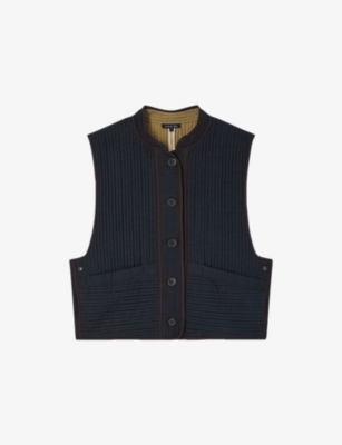 SOEUR: Tomari Quilted Cotton-Gabardine Jacket