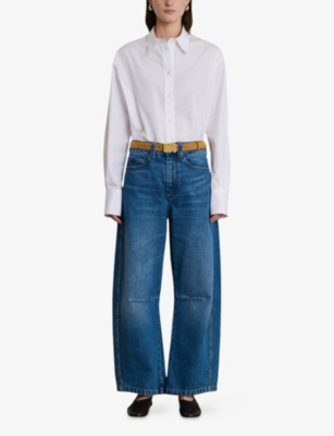 SOEUR: Ninon Logo-Buckle Leather Belt