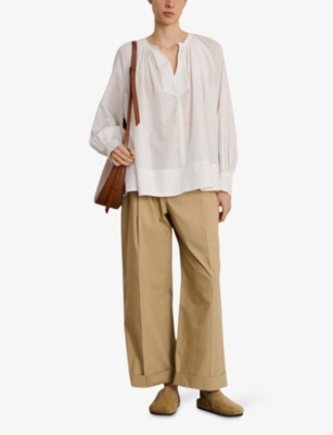 SOEUR: Sleepy Suede-Leather Clogs