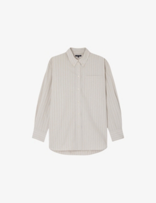 SOEUR: Carlotta Striped Cotton Shirt