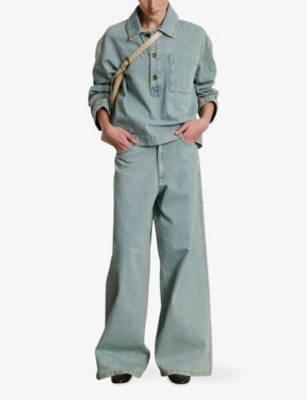 SOEUR: Austin Relaxed-Fit Denim Shirt