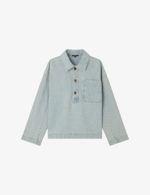 SOEUR: Austin Relaxed-Fit Denim Shirt