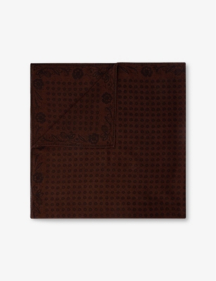 SOEUR: Sky Graphic-Print Cotton Scarf