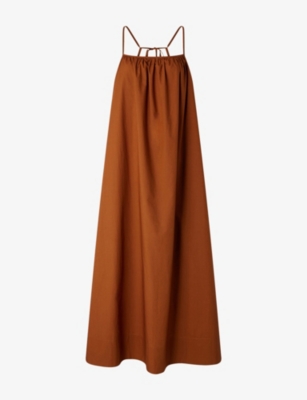 SOEUR: Arielle Relaxed-Fit Cotton-Poplin Maxi Dress
