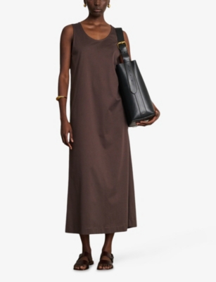 SOEUR: Delia Sleeveless Cotton Maxi Dress