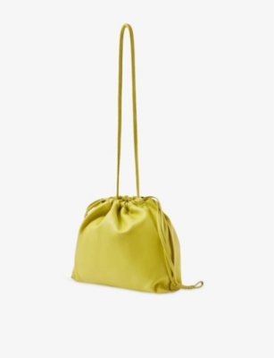 SOEUR: Suzette Drawstring Leather Shoulder Bag