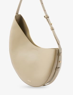 SOEUR: Wino Leather Shoulder Bag