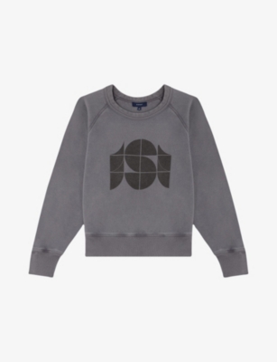 SOEUR: Apollo Graphic-Print Cotton Sweatshirt