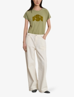SOEUR: Val Logo-Print Short-Sleeve Cotton T-Shirt