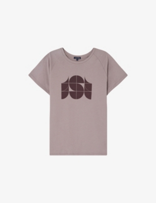 SOEUR: Val Graphic-Print Cotton T-Shirt