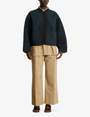 SOEUR: Patchouli Quilted Cotton Jacket