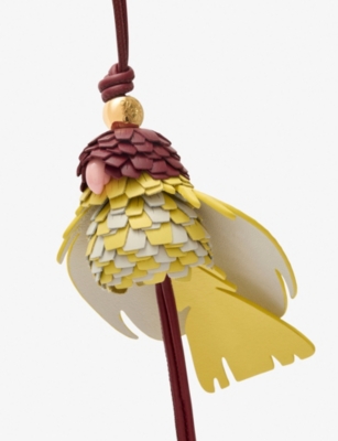 LOEWE: Bird Leather Key Charm