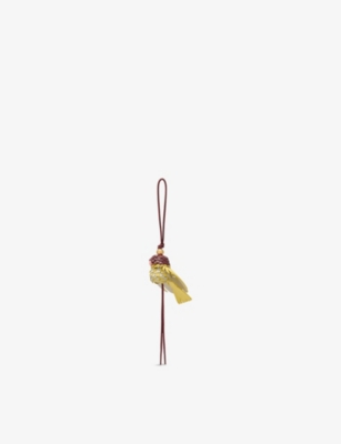 LOEWE: Bird Leather Key Charm