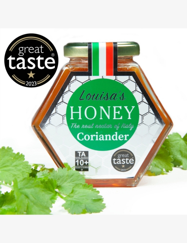 Louisa's Honey Coriander H TA 10+ MGO 263+ Raw Honey 400g
