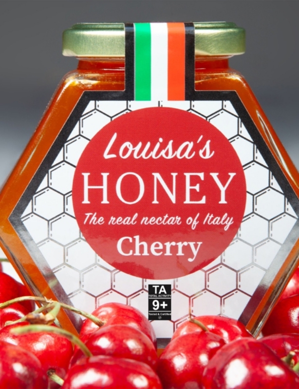 Louisa's Honey Pure Cherry Honey TA 9+ MGO 250+ Raw Honey 400g