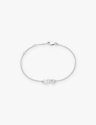 RACHEL JACKSON: Art Deco Love Sterling-Silver Bracelet