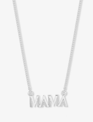 RACHEL JACKSON: Mini Mama Sterling-Silver Necklace