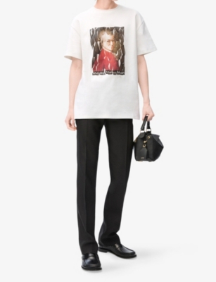 LOEWE: Graphic-Print Relaxed-Fit Cotton-Blend T-Shirt